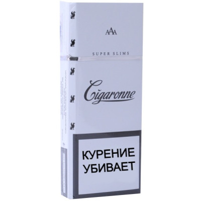 Армянские сигареты "Cigaronne Super Slims" White 100mm "SPS Cigaronne"
