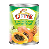 Тропический фруктовый коктейл ЛУТИК 580гр. ж/б (1уп*12шт)