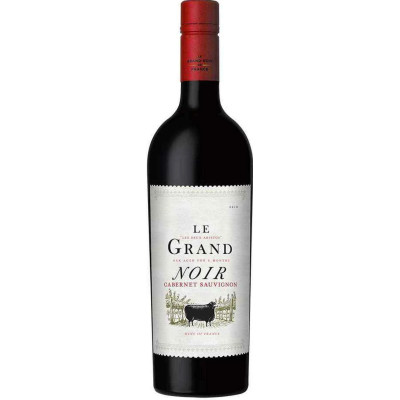 Вино "Ле Гран Нуар Каберне Совиньон" Красное Полусухое 13,5% 0,75л.