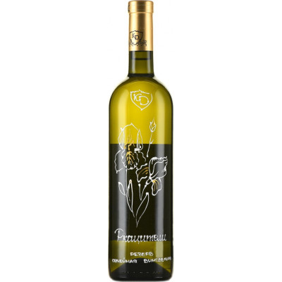 Вино  Ркацители КД Белое Сухое 12,5% 0,75л.