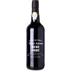 Вино (портвейн) "Трес Аркуш Руби Порто" 19,5% 0,75л